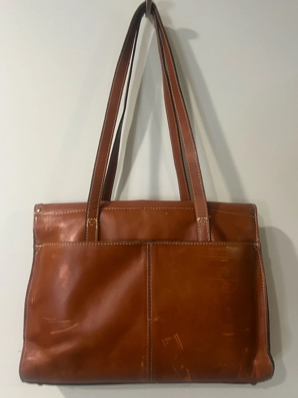 Patricia Nash Verbania Satchel Studded Leather Classic